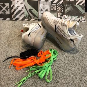 Nike air max x off white